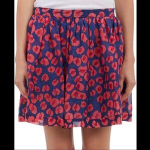 Thakoon Addition floral print linen gathered skirt